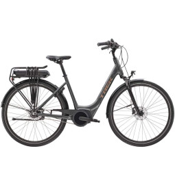 Rower miejski elektryczny damski Trek District+ 1 Lowstep 500WH