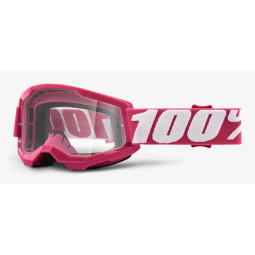 Gogle 100% STRATA 2 JUNIOR FLETCHER (Przezroczysta Anti-Fog, LT 88%-92%)