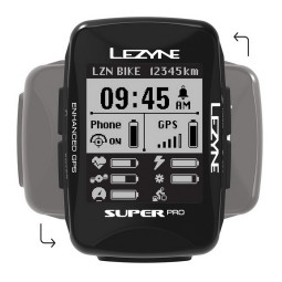 Licznik rowerowy LEZYNE SUPER PRO GPS