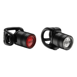 Zestaw lampki LEZYNE LED FEMTO DRIVE PAIR przód 15 lumenów, tył 7 lumenów