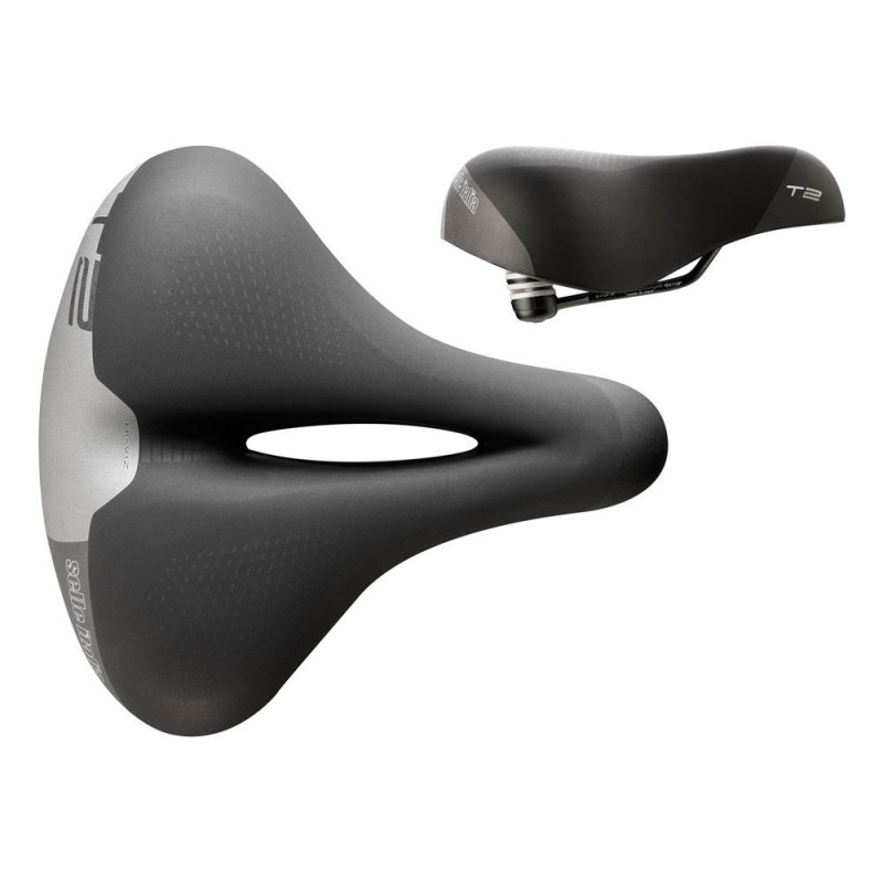 Siodło SELLE ITALIA TOURING T 2 FLOW S (id match - L2) Fec Alloy 7 soft-tek żelowe