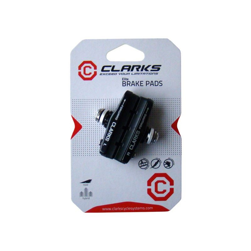 Klocki hamulcowe CLARK'S CPS459 SZOSA (Shimano 105, Ultegra, Dura-Ace, Warunki Suche, Obudowa aluminiowa) 55mm