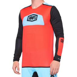 Koszulka męska 100% R-CORE X Jersey długi