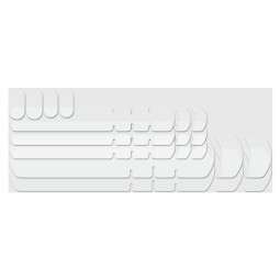 Osłona na ramę LIZARDSKINS FRAME KIT CLEAR zestaw 9 szt.