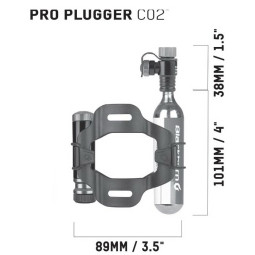 Zestaw naprawczy + pompka ręczna CO2 BLACKBURN PRO PLUGGER CO2 TIRE REPAIR KIT